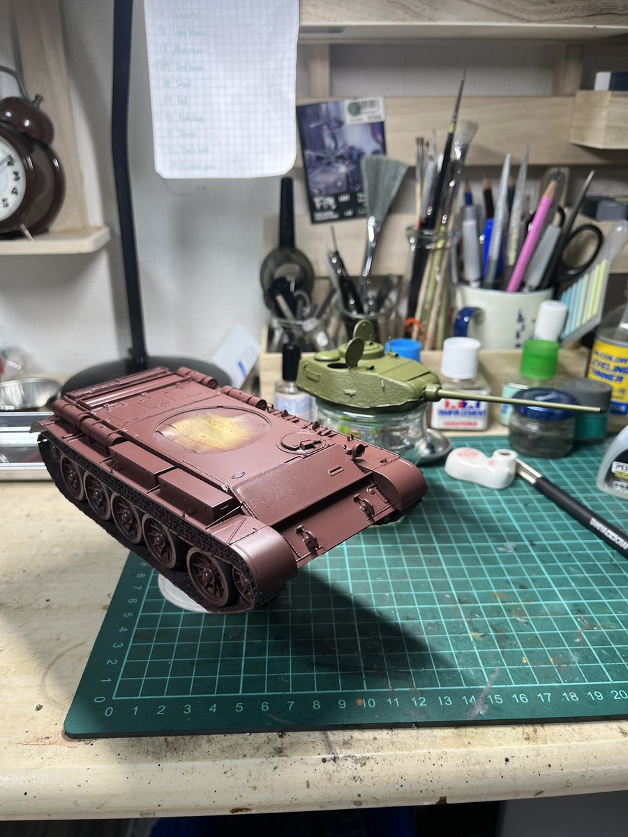 Yusuke03493105's tweet photo. #miniart
#T44

組み立てかんせいこ〜ん🙄 https://t.co/iduMNWM65v