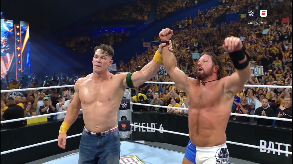 That was a classic! Absolutely beautiful!!!

A LOVE LETTER TO WRESTLING!!!
#wwecrownjewel #WWE