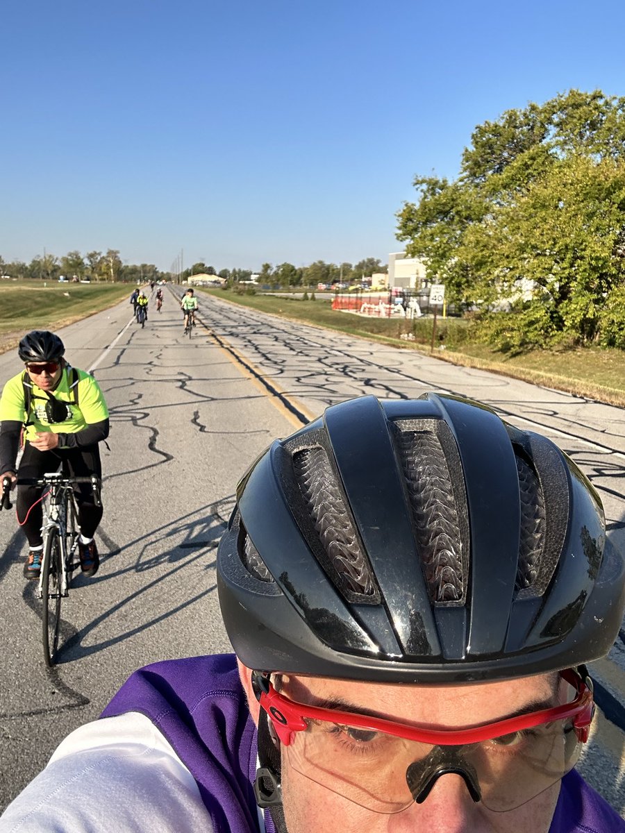 Airport Loop Ride this morning to support the WLVTA in memory of Leonard Stringer.  #wearewayne