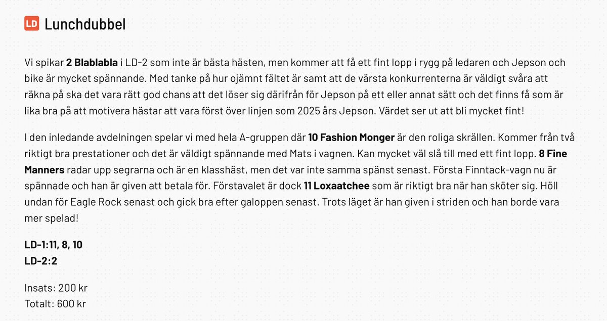 spelvarde_se's tweet photo. Uträknat och klart när Jepson löser LD till 111x! 🫰 https://t.co/phGNDZvlIp