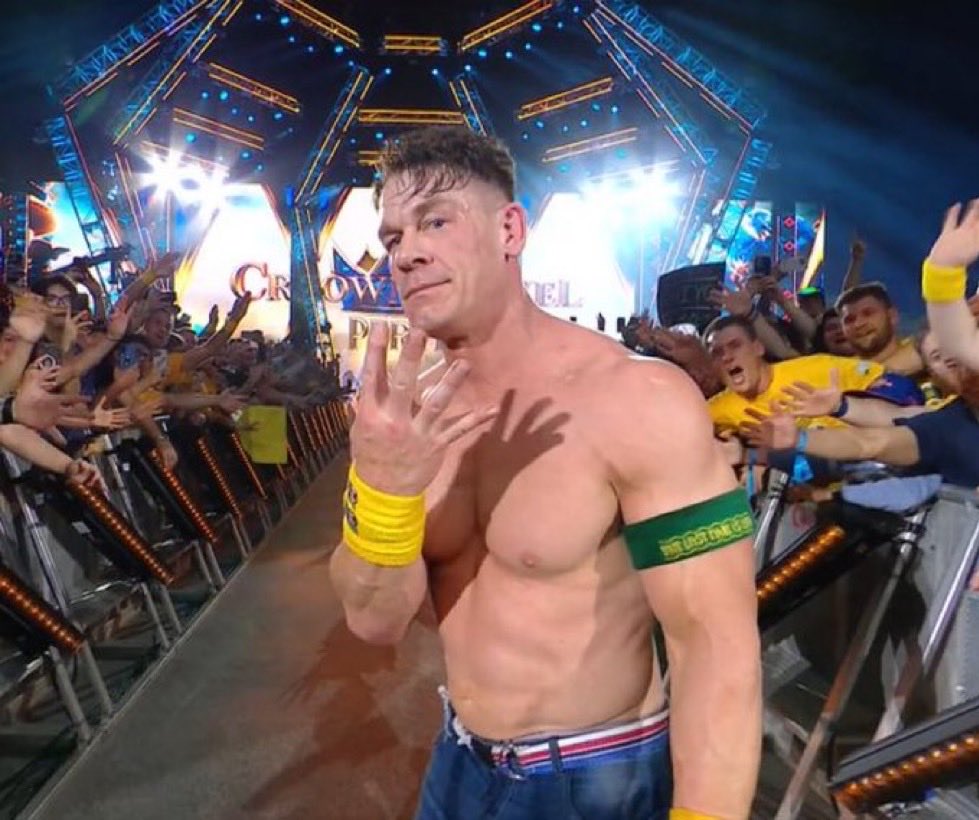 CANTCFINLAY's tweet image. Now ladies and gentlemen..

Four dates remain in John cenas retirement tour.. #WWECrownJewel