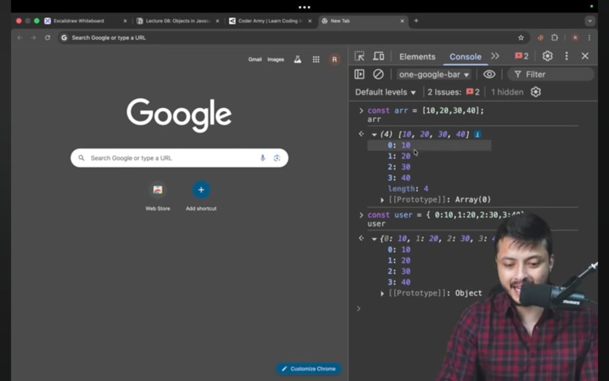 2025Defense's tweet image. Day 23 (Web Development). Today I have learned JavaScript Objects and how array and objects are stored in memory.
Swad ahh gaya bhaiya @rohit_negi9 ❤
#Defense #html #CSSChallenge