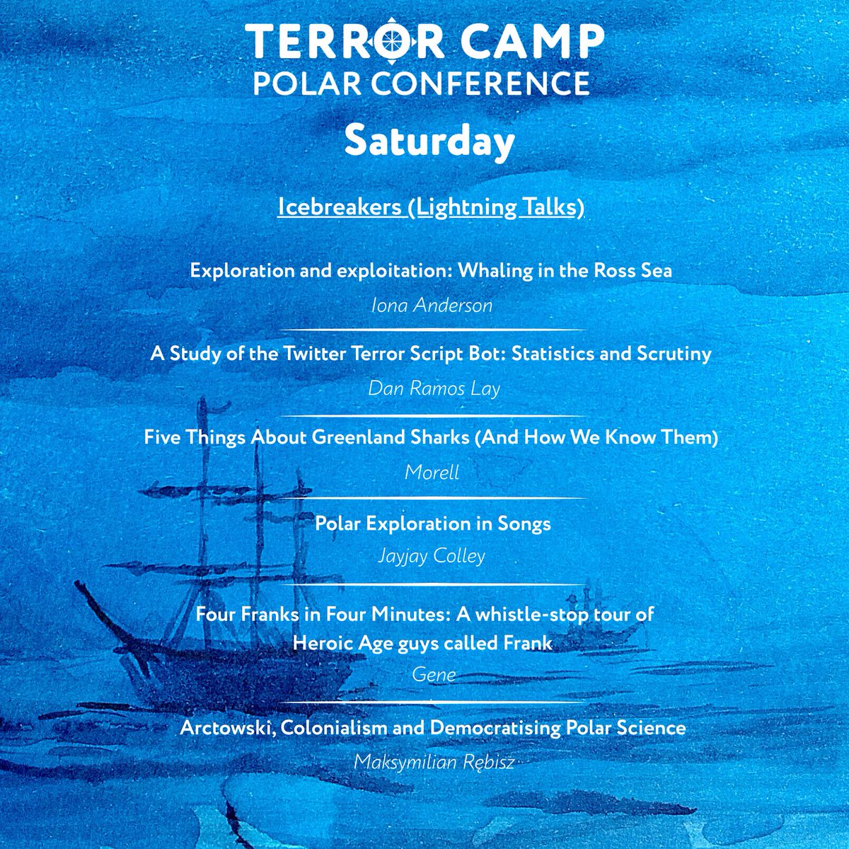terror_camp's tweet image. Moving onto Saturday the 6th! 🤩
