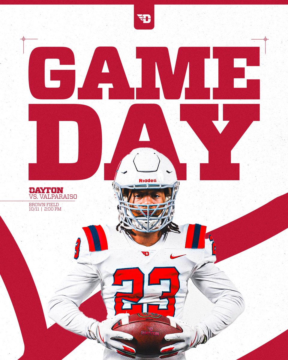 Let’s get to work 💪

🆚 Valparaiso
⏰ 2:00 PM
🏟️ Brown Field
📍Valparaiso, Ind

#FlyerFootball // #GoFlyers