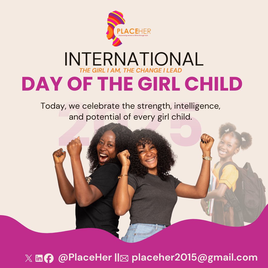 Every girl deserves the chance to learn, lead, and shine✨ 
 At PlaceHer, we are building spaces where girls rise with confidence and purpose🌸 
#DayOfTheGirl #PlaceHer #EmpowerHer