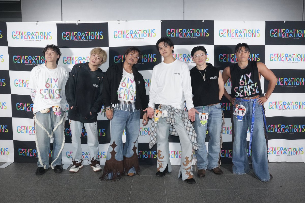 GENERATIONS LIVE TOUR 2025 “6IX SENSE” 宮城公演🔥 ご来場いただいた