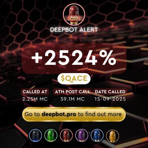 DeepBot_'s tweet image. Powered by DeepBot PRO momentum, the project has maintained its upward trajectory, hitting a new ALL TIME HIGH once again.

To find out more check out deepbot.pro

#DeepBot #DeepBotPRO