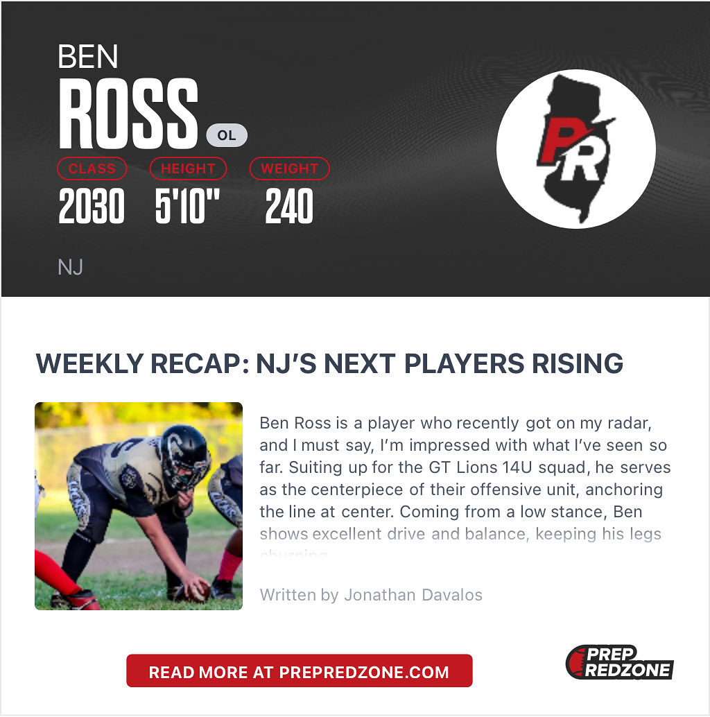 #class2030 #oline #center #newjersey #prepredzonenext