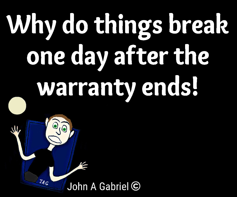 BuryThatJoke's tweet image. Why do things break one day after the warranty ends! John Gabriel and Three flights of stairs up. #guarantee #people #life #funny #laugh #jokes #humor #comedy #comical #life #reallife