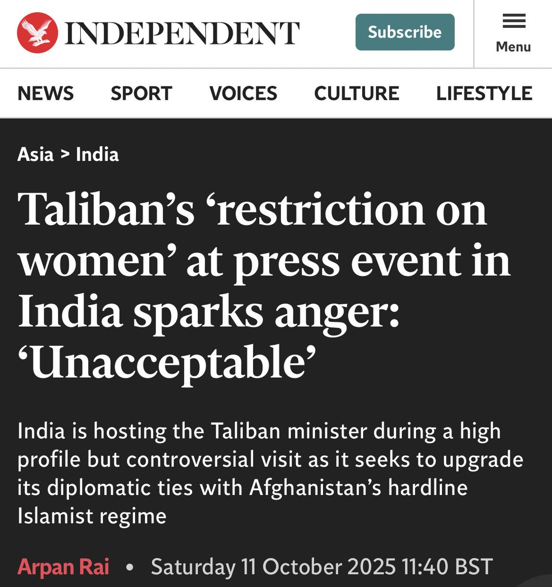DrKalyani_INC's tweet image. That&apos;s the ideology BJP _RSS and Taliban.. Perfect mindset.

#AmirKhanMuttaqi