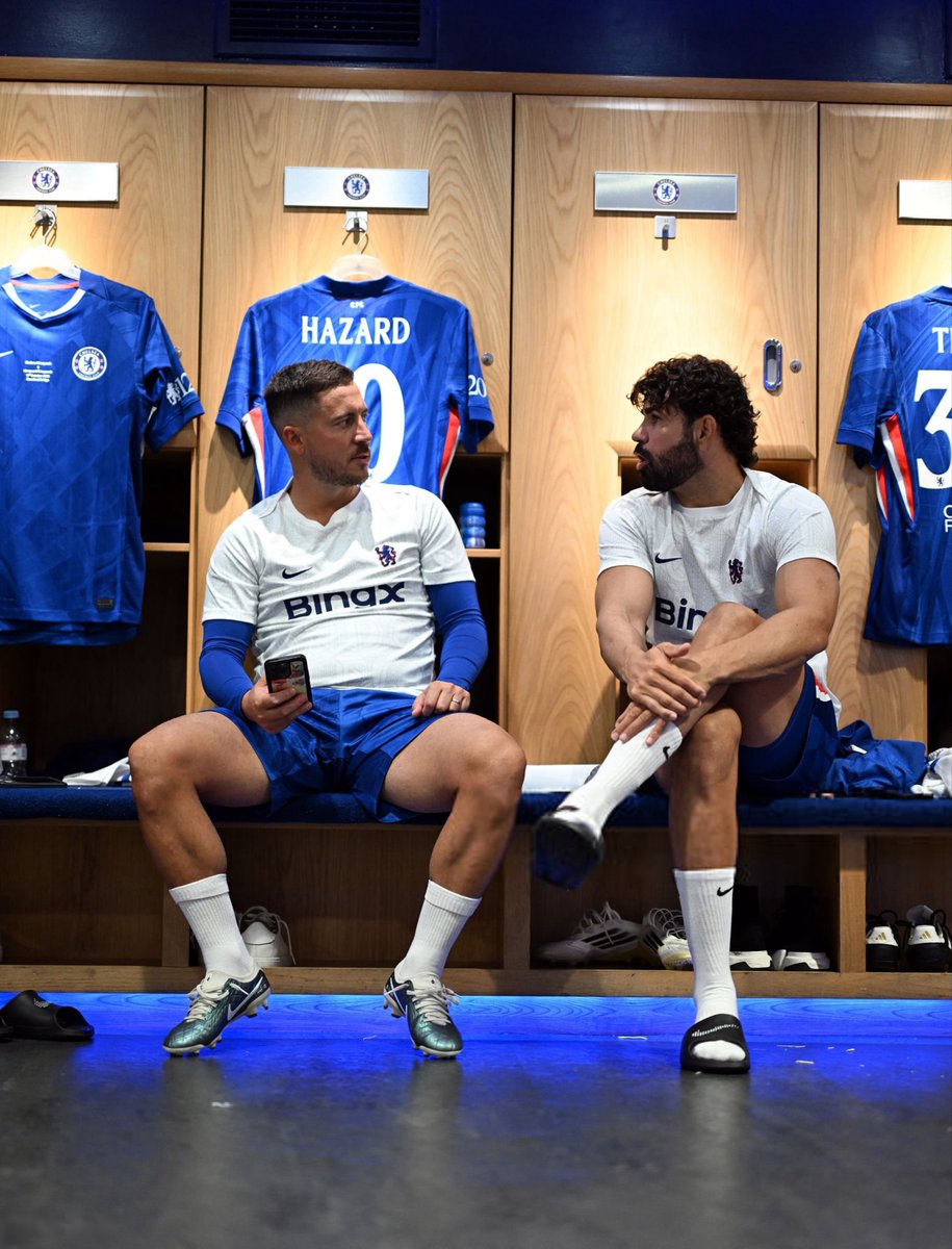 Mohxmmad's tweet image. Hazard &amp;amp; Costa 💙