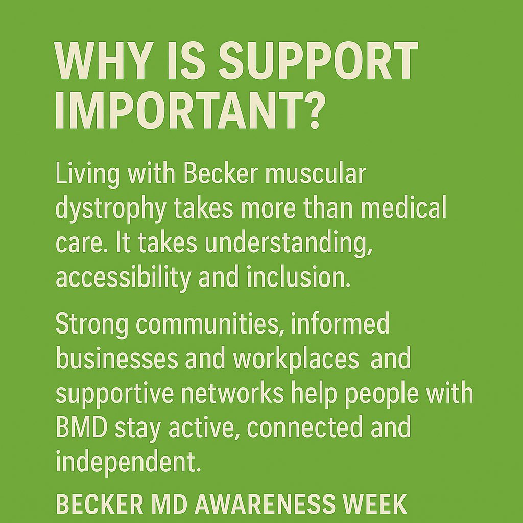 VPwithBMD's tweet photo. This week has been #BeckerMuscularDystrophyAwareness Week. #BMD #BeckerMD #MuscularDystrophy
#BeckerMuscularDystrophy https://t.co/0W5wiOzpyz