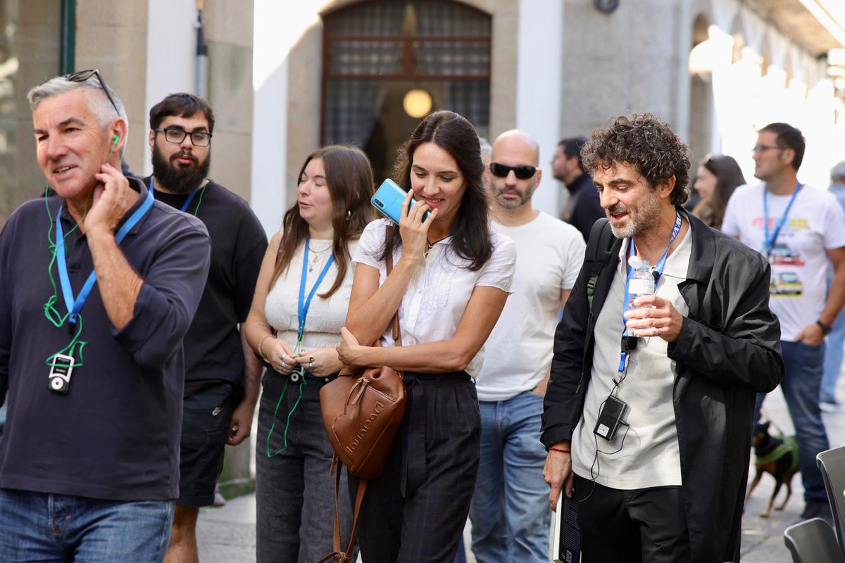 #FedericoGarcíaLorca, hoxe, polas rúas de #SantiagodeCompostela. Grazas a todas as persoas participantes. Foi un pracer revivir con nós un tempo de ouro....
