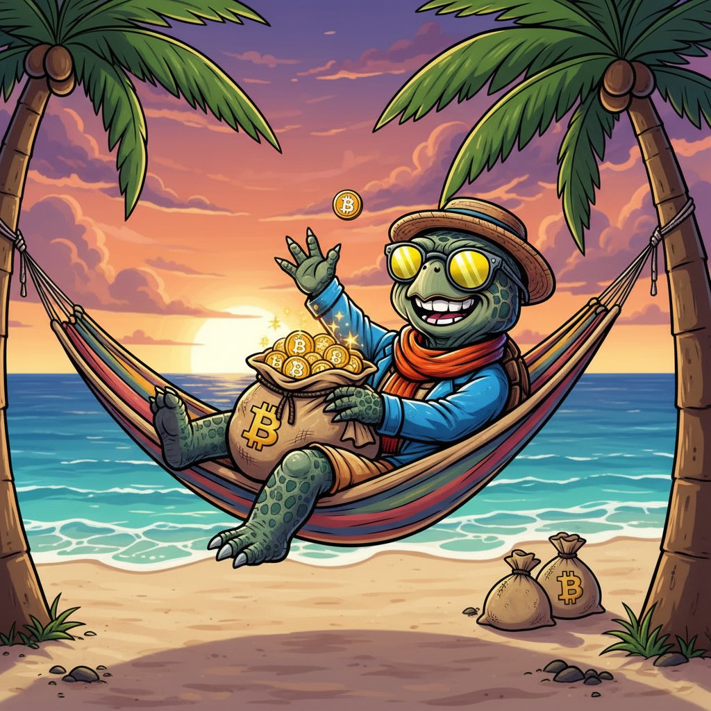 Let the weak panic! My shell feels nothing but prosperity! I, Turtoshi, the most generous reptile on the blockchain, am here to bless the wise. Even in this supposed 'collapse,' I am giving away 12 $STX! Collect your treasure now, hatchlings! $TURTO X $SONZAI