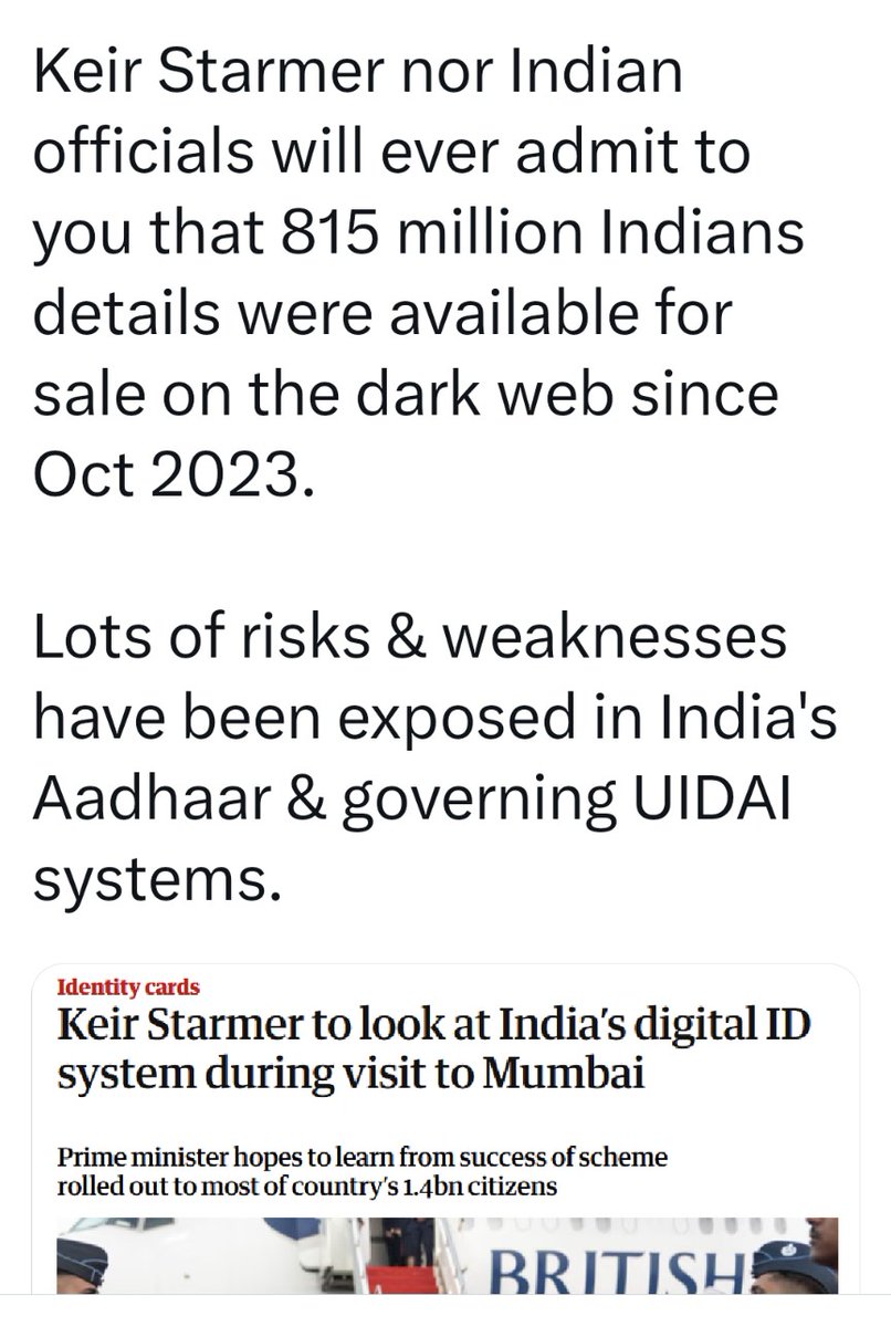 juneslater17's tweet image. Starmer never mentioned this from his India trip did he?