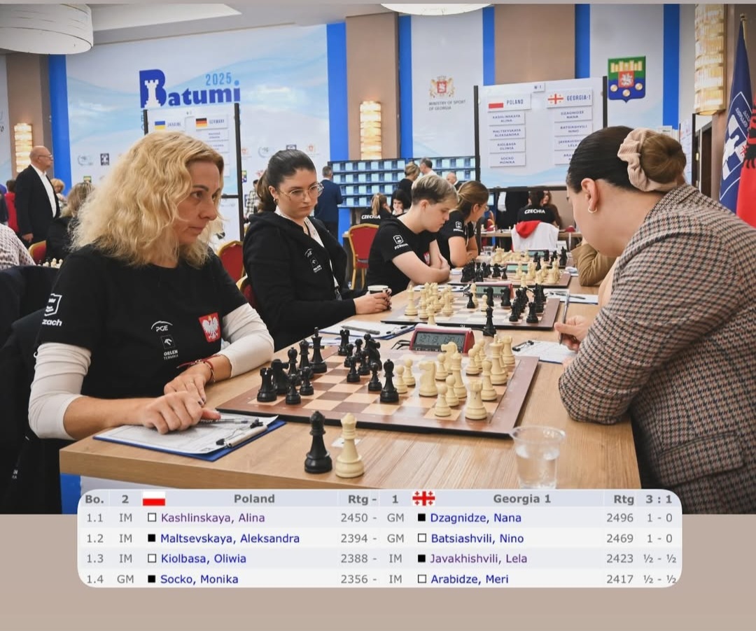 OnTheQueenside's tweet image. The perfect chess team doesn&apos;t exi-

Poland is a perfect 6/6 (!!!!!!) in the European Team Championship! 🇵🇱🤯

Now they beat the top seeds Georgia, there might be no one left that can stop them! 😱

📷: ETCC / via Oliwia Kiołbasa
#chess #womeninchess