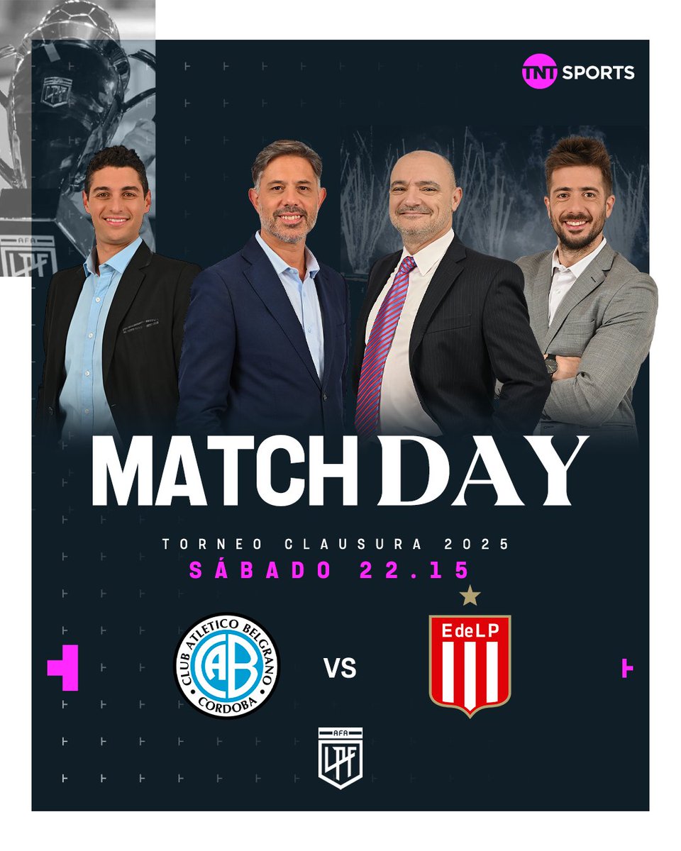 NOCHE EN CÓRDOBA 

Belgrano recibe a Estudiantes desde las 22:15 y lo vivís con el equipo de TNT Sports.

🎤 <a href="/ferlingiardi/">Fernando Lingiardi</a> - <a href="/FernandoSalceda/">Fernando Salceda</a> - <a href="/CrisPagliaro/">Cris Pagliaro</a> - <a href="/nico_latini/">Nico Latini</a>