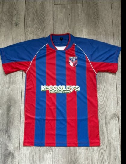 MJFC13s's tweet photo. New kit day for the boys from @TopoftheClassSW and sponsored by @McCooleys concert square 💪🏻☘️🔴🔵 https://t.co/1gZN7SwazA