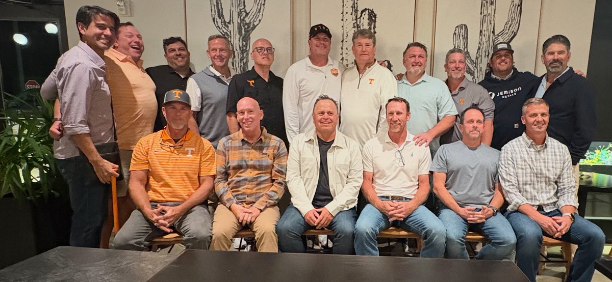 Great time celebrating 30 year reunion of 1995 ⁦<a href="/Vol_Baseball/">Tennessee Baseball</a>⁩ CWS team.