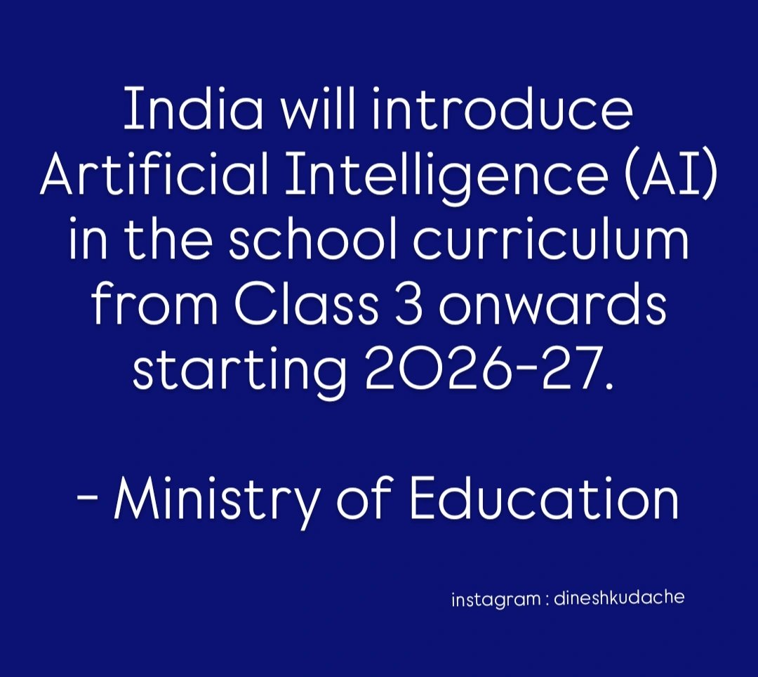 dineshkudache's tweet image. AI in education.

#AI #ArtificialIntelligence #AIEducation