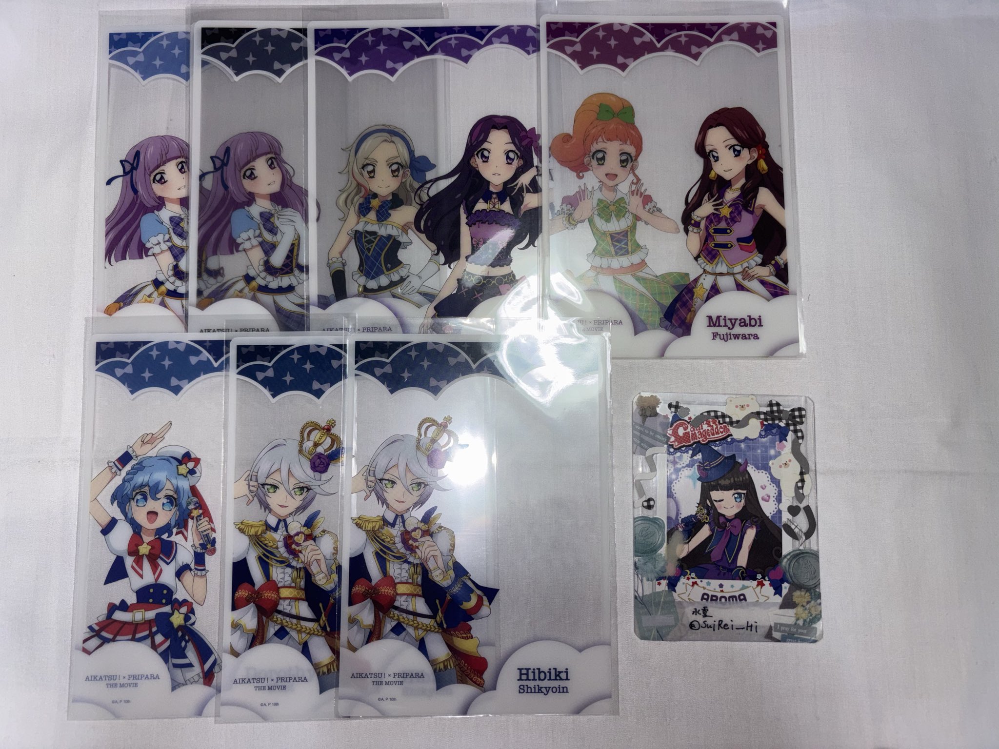 アイカツ プリパラ クリアフレーム まどか らぁら みれい のの ひびき アイカツ プリパラ クリアフレーム まどか らぁら みれい のの ひびき