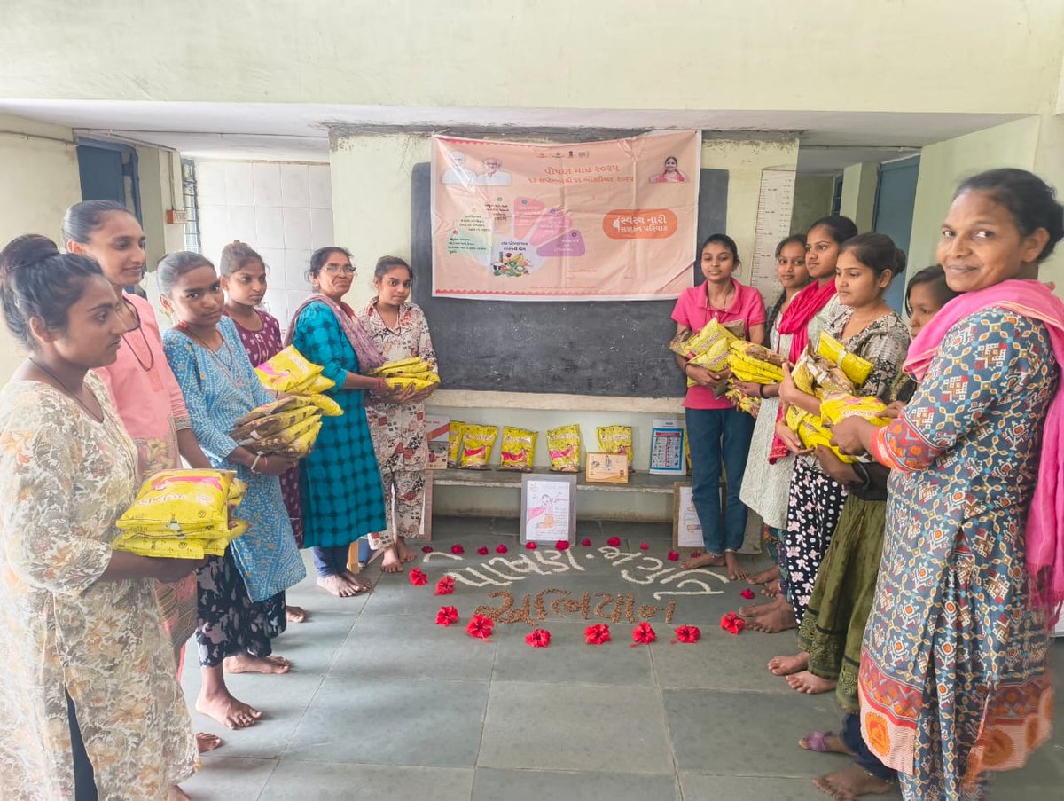 District ICDS Office, Anand (@poshananand) on Twitter photo આણંદ જિલ્લા ખાતે પોષણ માસ 2025 તથા પોષણ જાગૃતિ અભિયાન અંતર્ગત ઘટક આંકલાવ ખાતે કિશોરીઓ દ્વારા પોષણ સૂત્રોની રેલીનું આયોજન કરાયુ,પૂર્ણાશક્તિ માથી બનતી આરોગ્યપ્રદ વાનગીઓ અંગે કિશોરીઓ સાથે સંપરામર્શન કરવામાં આવ્યું. <a href="/PMOIndia/">PMO India</a> <a href="/CMOGuj/">CMO Gujarat</a> <a href="/WCDGujarat/">Women & Child Development, Govt of Gujarat</a> <a href="/BhanubenMLA/">Bhanuben Babariya</a> <a href="/CollectorAnd/">Collector and DM Anand</a> <a href="/DDO_Anand/">DDO Anand</a> આણંદ જિલ્લા ખાતે પોષણ માસ 2025 તથા પોષણ જાગૃતિ અભિયાન અંતર્ગત ઘટક આંકલાવ ખાતે કિશોરીઓ દ્વારા પોષણ સૂત્રોની રેલીનું આયોજન કરાયુ,પૂર્ણાશક્તિ માથી બનતી આરોગ્યપ્રદ વાનગીઓ અંગે કિશોરીઓ સાથે સંપરામર્શન કરવામાં આવ્યું. <a href="/PMOIndia/">PMO India</a> <a href="/CMOGuj/">CMO Gujarat</a> <a href="/WCDGujarat/">Women & Child Development, Govt of Gujarat</a> <a href="/BhanubenMLA/">Bhanuben Babariya</a> <a href="/CollectorAnd/">Collector and DM Anand</a> <a href="/DDO_Anand/">DDO Anand</a>