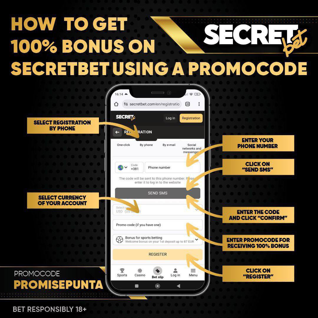 BOTD ON SECRETBET 

Code: R8AC3

Wishing you the best of luck! 🙏💥

No account yet? Sign up &amp; deposit now 👉🏽 url-shortener.me/2SBG

Promocode: Promisepunta

Gamble responsibly 🔞