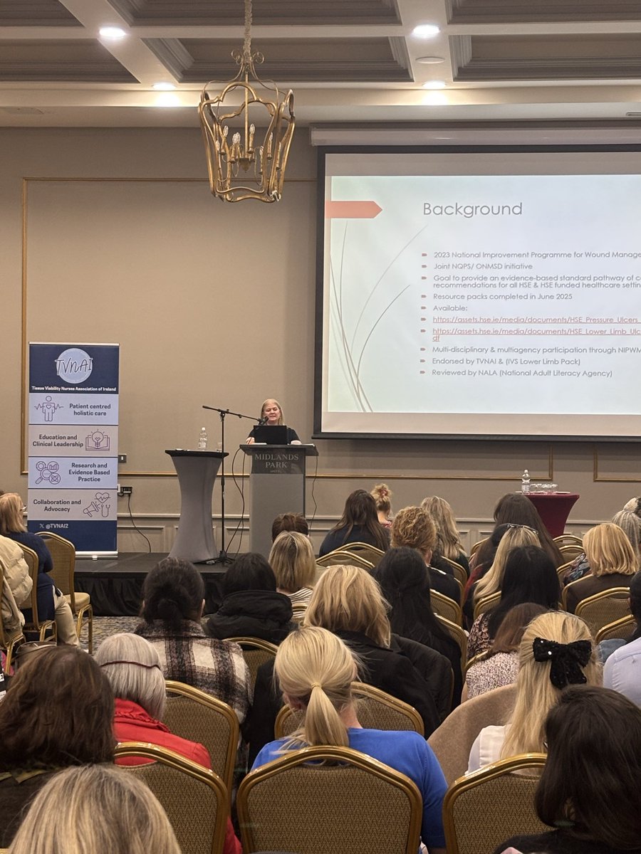 RANP Helen Meagher introducing the National Improvement Programme for Wound Management Resource Packs <a href="/HSEDubMidlands/">HSE Dublin and Midlands</a> <a href="/HSEMidWest/">HSE Mid West</a>