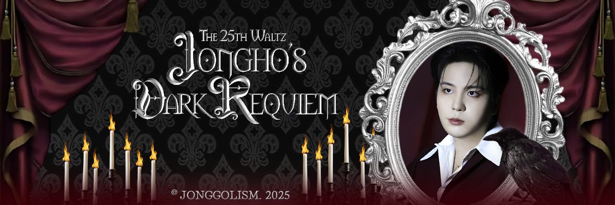 Massive night sends its calls to them virtuous, spreading mist of requiem throughout the entire realms. 📜 Tonight, we proudly present you 𝘁𝗵𝗲 𝗽𝗵𝗮𝗻𝘁𝗼𝗺 𝗺𝗮𝘀𝗸 of its waltz, for the sacred night has begun. ✦︎ 

🕯️ s.id/F8IOj 
🕯️ bingkai.in/darkrequiem