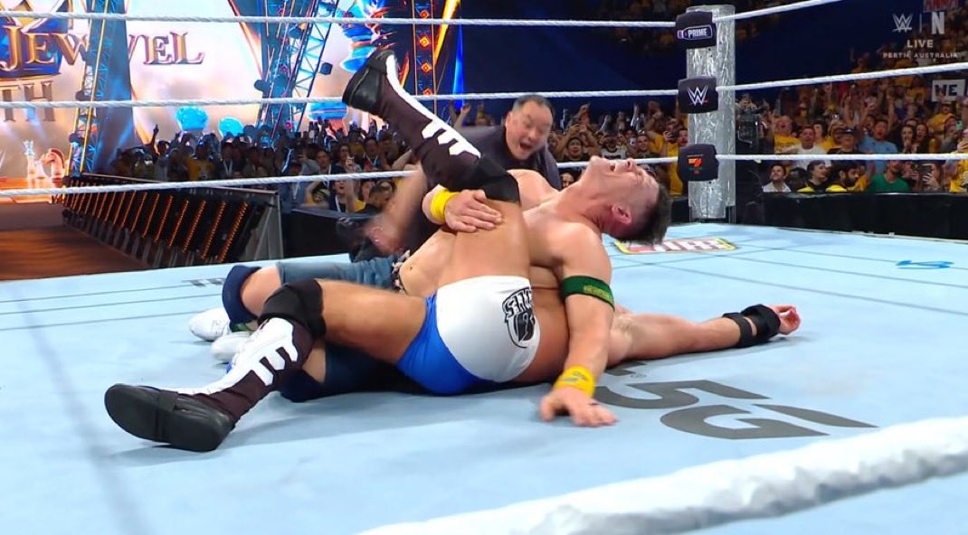 Assassin6687's tweet image. With John Cena’s win over AJ Styles, he now officially has 100 PLE wins in his career. Only The Undertaker has more.
#WWECrownJewel