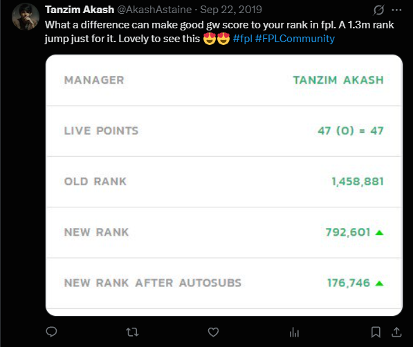 AkashAstaine's tweet photo. @LiveFPLnet I’ve been using #LIVEFPL for the past six years — here’s the proof! 😅
I’d love the opportunity to be a mobile app tester for you. Thank you! https://t.co/Gg05gPIBh9