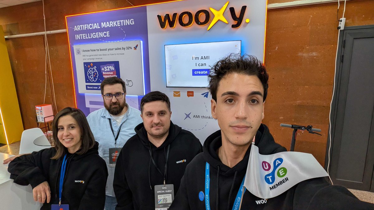 wooxy_com's tweet image. 🚀 DigiTec 2025 — Day 2 Highlights!
What an incredible day full of inspiring meetings, new partnerships, and great energy! 🙌
🎯 One day left — don’t miss your chance to see the Wooxy AMI (Artificial Marketing Intelligence) demo tomorrow!
#DigiTec2025 #wooxy #armeniatec #AI
