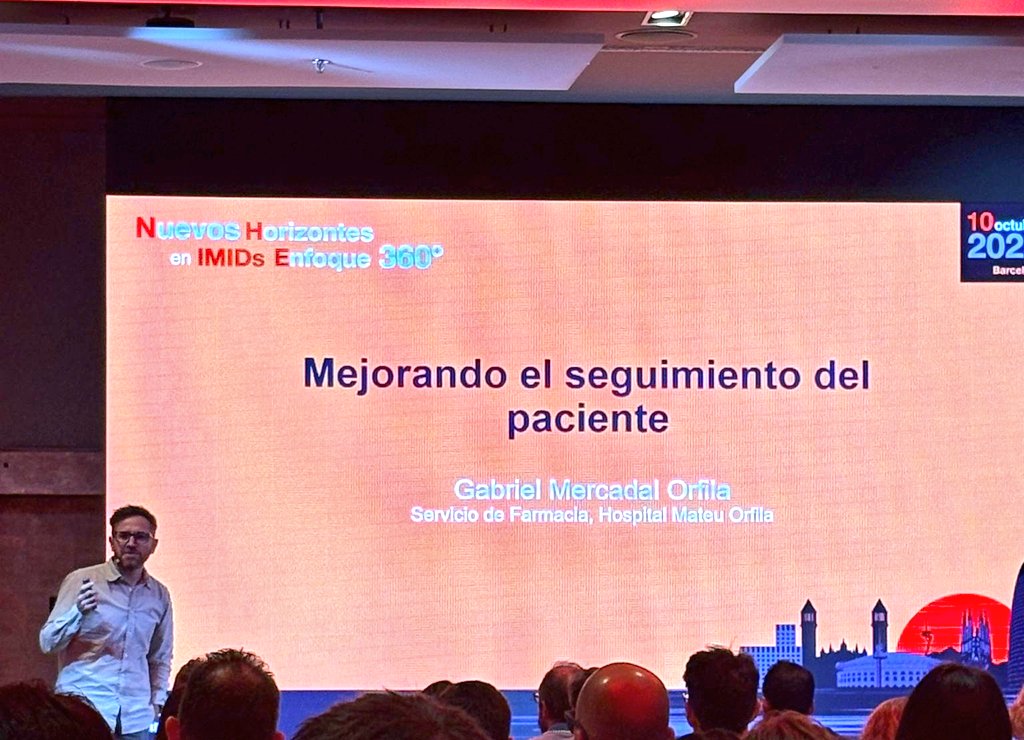 bielmercadal1's tweet image. Nuevos horizontes en #imids enfoque 360.
Excelente encuentro en el que se ha demostrado la gran sinergia y trabajo colaborativo entre Derma,  Farmacia Hospitalaria , Digestivo y Reuma.
Debate espléndido y constructivo de los asistentes.
#imids #prom #prem #valuebasedhealthcare