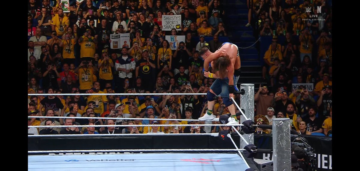 TheHulchal's tweet image. I&apos;m out of words right now.
What a match it was.
What a tribute to the WRESTLERS &amp;amp; Wrestling community.

This was the last time for both A J STYLES &amp;amp; JOHN CENA and they cooked 🔥🔥🔥🔥 

This match is going into the history books.

#WWECrownJewel   
#Cena #Styles