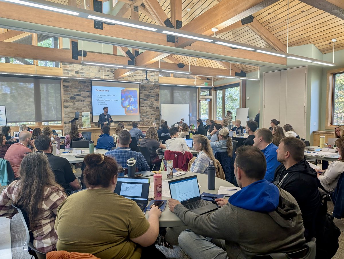 knowledgeworks's tweet image. We had a wonderful time this week at the K-12 Sustainability Summit, hosted by the Readiness Institute and Penn State Sustainability. We collaborated with the @Penn_State University community and people in the K-12 space in design thinking about new pathways to increase…
