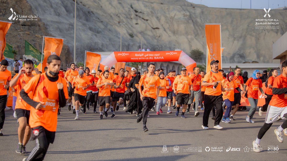 Saudi_SFA's tweet photo. Moving forward with purpose, driven by determination 👏
The adults’ track at #MoveWithUs in #AlBaha 🤩 https://t.co/0lC6TCNEQC