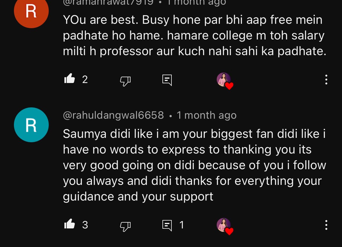 saumya1singh's tweet image. younger me would be in tears seeing this.
the love, the comments, it all still feels unreal 🫶😭