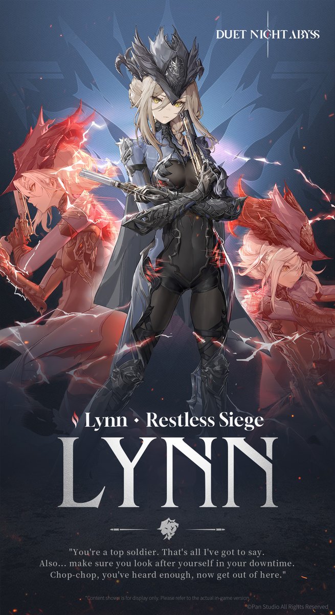 DNAbyss_EN's tweet image. ✦ Combat Abilities | Lynn (Pyro)
Lynn loves to speak with her fists. No matter whom she is dealing with, she always follows this principle — "Don't agree with me? Talk to my fists then."
✦ How to Obtain Characters
Free via Covert Commissions / Purchase Character Shards
✦…
