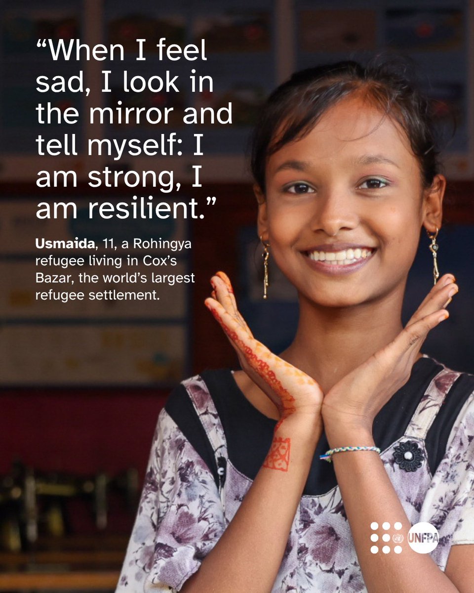 On this International Day of the Girl, we celebrate the strength and resilience of girls everywhere. 💪

Denmark is a proud supporter of <a href="/UNFPA/">UNFPA</a>, helping women and girls in crisis settings access safety, health and opportunities — so they can build the futures they deserve.