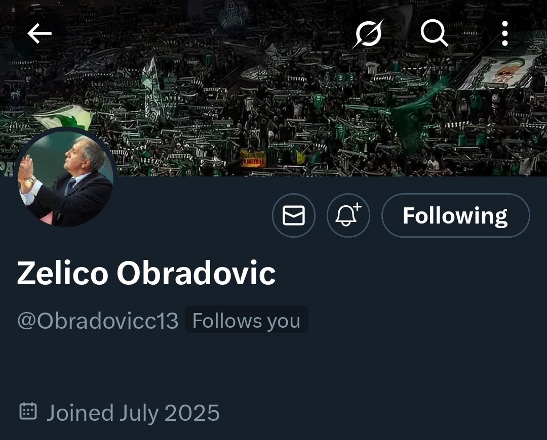 gastone85's tweet image. Το νέο του προφίλ, για όποιον θέλει να ακολουθήσει τον @Obradovicc13

#paobc
#paofc