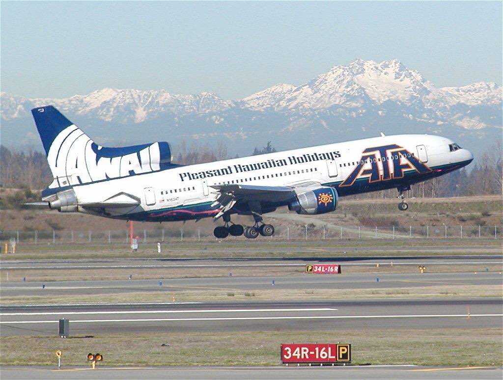 n194at's tweet image. Happy 1011 Day!
American Trans Air (ATA Airlines)
Lockheed L1011-500 N163AT
SEA/KSEA Seattle/Tacoma Intl Airport
February 11, 2004
Photo credit Andreas Mowinckel
Jumpseated on her IND-MCO-IND Feb 15, 2004
#AvGeek #Lockheed #L1011 #TriStar #ATA @Mowinckel #MOWPics #SEA @flySEA