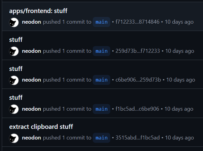 neodon's tweet photo. @jarredsumner @zack_overflow I approve of this pattern. https://t.co/0KP5WNwNbe