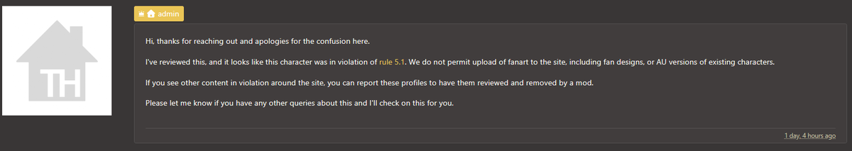 spectral_tear's tweet photo. The same copy and pasted response with the date stamps btw. https://t.co/Vpdufd9pVG