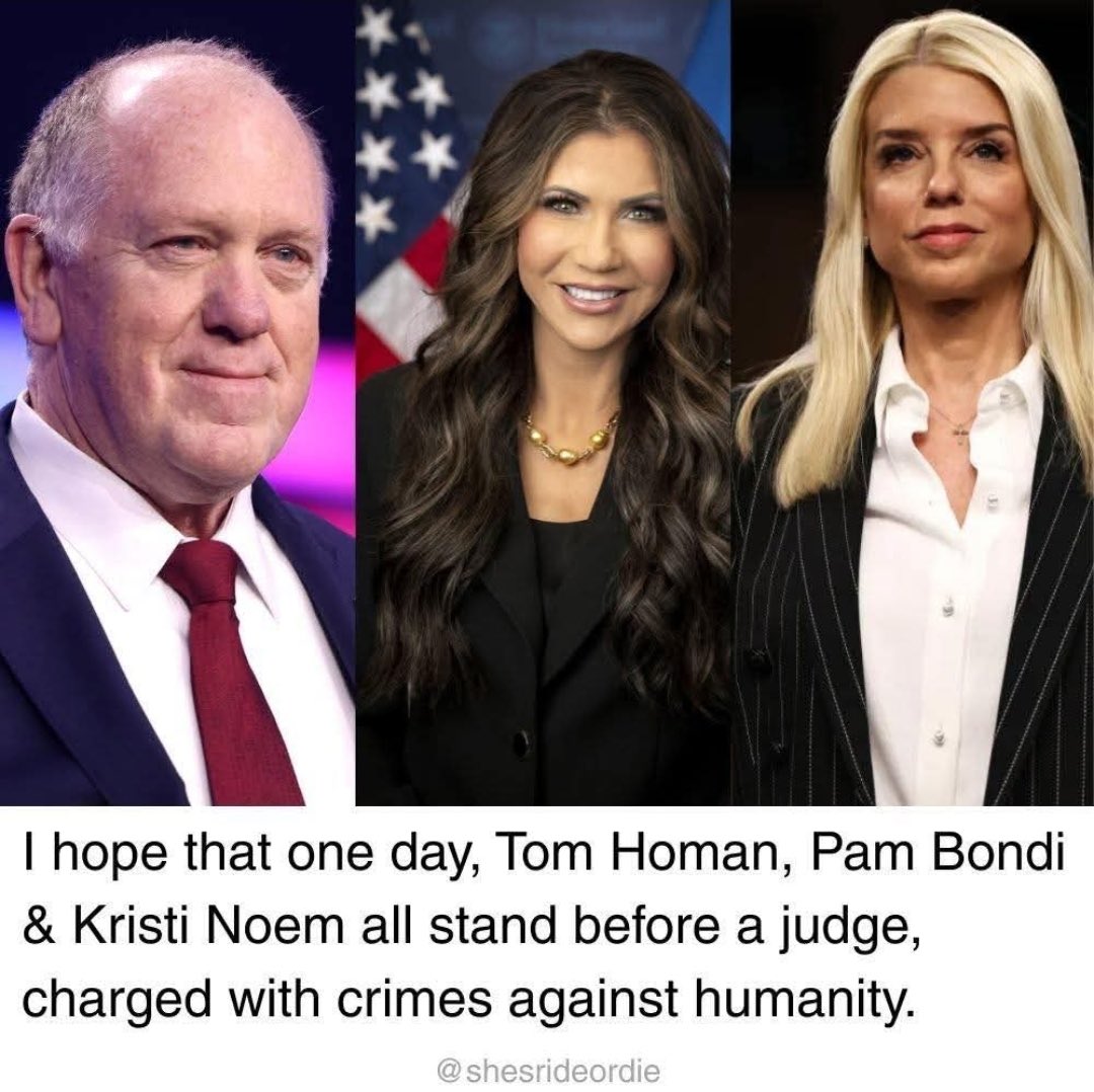 AdkApril's tweet photo. @JohnJHarwood This bitch is going to get what’s coming to her @Sec_Noem 🖕
FUCK @ICEgov 🖕#GOPDomesticTerrorists #DueProcessNow @POTUS #FuckFascistTrump #PedoPresidentFelon47 https://t.co/IOokJXnEXk