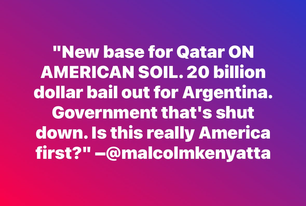 AnnieForTruth's tweet image. That’s Trump’s definition of America First! 😡