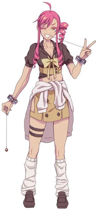 中1の時描いたキャラを今描いた⑥ ヒロイン3 当時絵がニーソなのはアニメギャルゲがあまりにもニーソが多くてただ流されてた