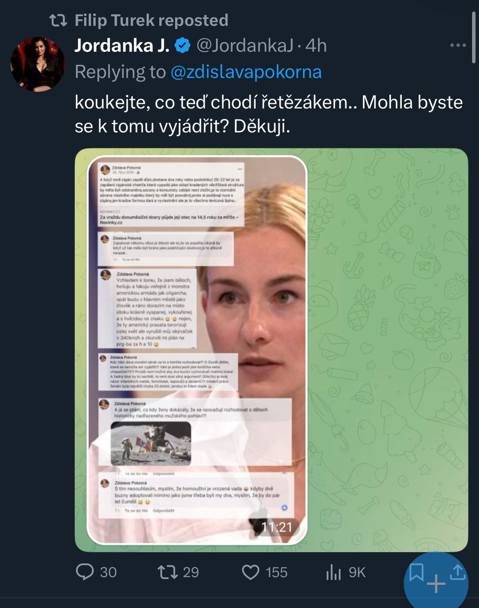 prazskyperak's tweet image. Proruská kurva, nácek a znásilňovač @DolphSegal sdílí proruskou kurvu @JordankaJ, aby ukázal, že to co se o něm povídá není pravda.