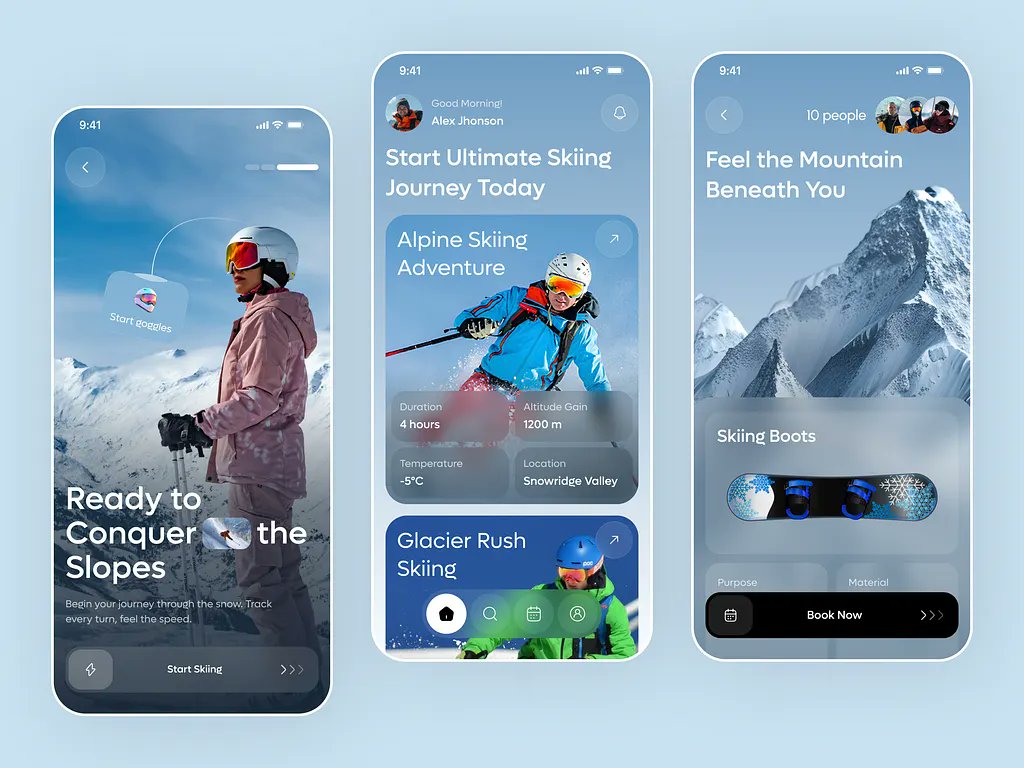 fastweb247's tweet image. Ski Resort App Design
#Software #iosdesign #MobileApp