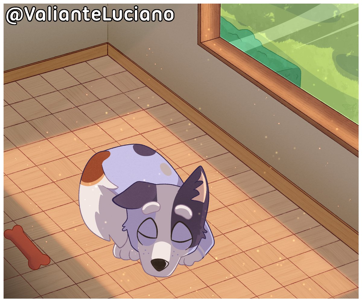 ValianteLuciano's tweet photo. Look at her 🥺She's eeping  Socks Sleeping - [2025 Redraw] https://t.co/jwuknieA8U