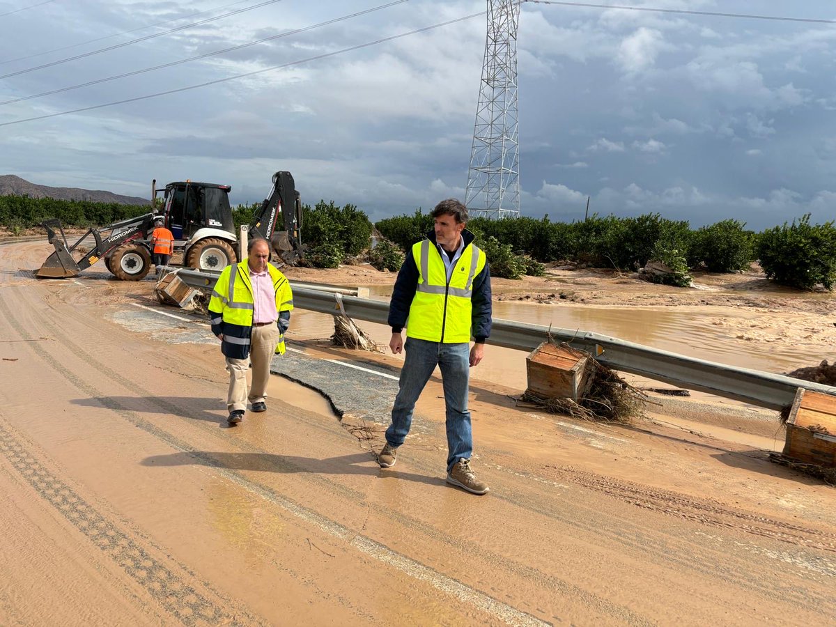 11/10/2025 - Situación de la red regional de carreteras a las  16:30h 

✅ Abrimos:

RM-F35 #TorrePacheco 
RM-F33 El Mojón #SanPedrodelPinatar
RM-F54 Los Belones-Islas Menores #Cartagena 

❌ Permanecen cortadas: 

RM-F56 Cabezo de la Plata #Murcia
📸RM-F29 en dos tramos:
- PK 0